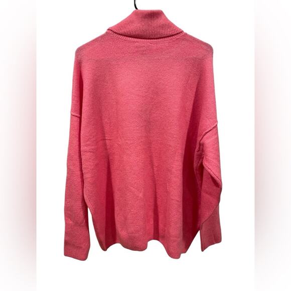 Vince‎ Camuto Pink Turtleneck Long Sleeve Sweater- Large- NWT - Picture 2 of 8
